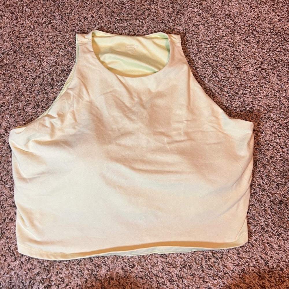 Old Navy Active Tank Top Powerchill‎ Light Support Athletic Top 3XL